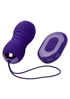 Виброяйцо ThrustMe с пульсацией и пультом управления фиолетовое