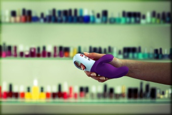 Вибратор со стимулятором клитора Fun Factory MISS Bi фиолетовый