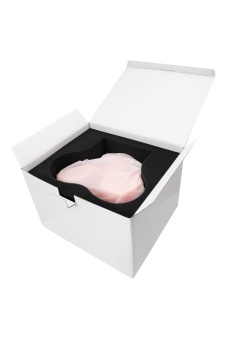 Телесный мастурбатор в форме попки с 2 любовными входами