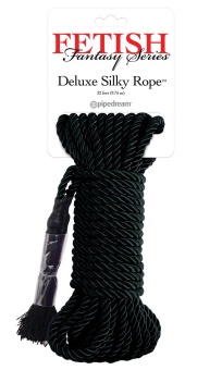 Верёвка для фиксации Deluxe Silky Rope 9,75м чёрная