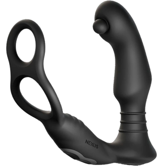 Вибромассажёр простаты с эрекционными кольцами Nexus Simul8 Orbit Edition чёрный