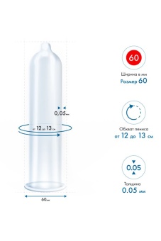 Презервативы увеличенного размера MY.SIZE №60 3 шт