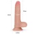 Телесный фаллоимитатор 7’’ Dual layered Platinum Silicone Cock - 18 см.