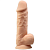 Фаллоимитатор на присоске с мошонкой SileXD Model 4 телесный 21 см Фаллоимитатор на присоске с мошонкой SileXD Model 4 телесный 21 см