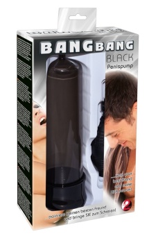 Простая вакуумная помпа Bang Bang чёрная