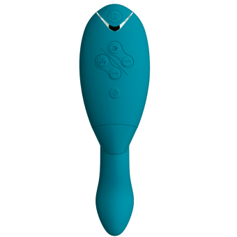 Вибратор с бесконтактной стимуляцией клитора Womanizer DUO 2 бирюзовый