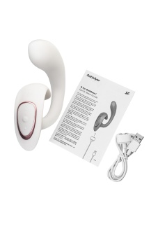 Вибратор для стимуляции зоны G и клитора Satisfyer G for Goddess 1 белый