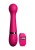 Вибратор с круглой головкой для тренировок Кегеля Kegel Wand розовый - 18,5 см