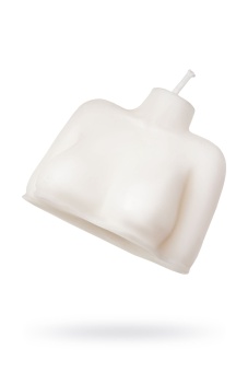 Белая сувенирная свеча «Женский силуэт»