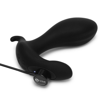 Расширяющийся вибростимулятор простаты b-Vibe Expand Plug с пультом черный