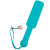 Голубой кожаный пэддл - 37 см. Голубой кожаный пэддл - 37 см.