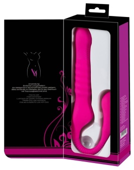 Лиловый вибратор 3 Function Vibrator с функцией фрикций и постукиванием