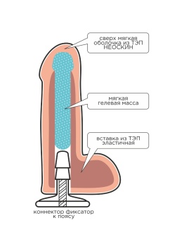 Черный пояс для женщин BEST SELECT с 3 насадками