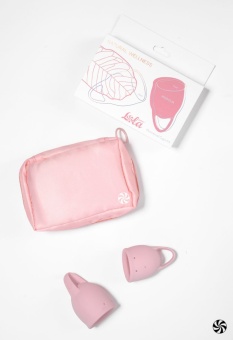 Набор из 2 менструальных чаш Lola Natural Wellness Magnolia розовый