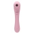 Нежно-розовый двусторонний стимулятор Daisy Massager - 20,2 см.