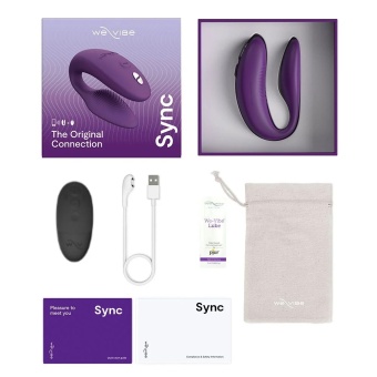 Вибратор для пар We-Vibe Sync 2 фиолетовый