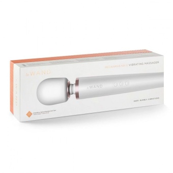 Мощный массажёр с 20 режимами Le Wand Rechargeable белый