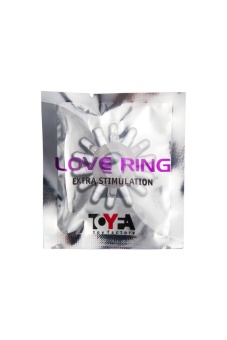 Прозрачное эрекционное кольцо Toyfa Love Ring с усиками