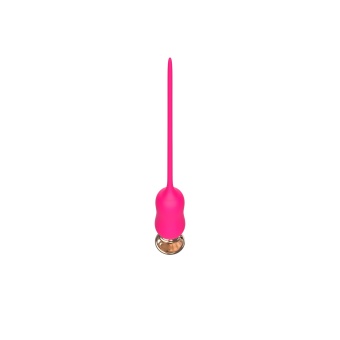 Розовый тонкий стимулятор Nipple Vibrator - 23 см.