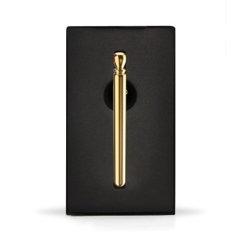 Золотистая подвеска-вибратор Genie Flirting Pen Золотистая подвеска-вибратор Genie Flirting Pen