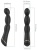 Черный вибратор для G-точки Laband - 21 см.