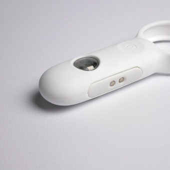 Эрекционное кольцо Youvic с вибрацией и дистанционным управлением белое