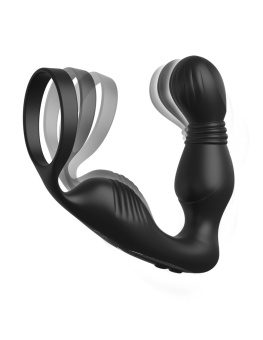 Стимулятор простаты с эрекционным кольцом Ass-Gasm Pro P-Spot Milker чёрный