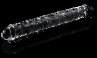 Прозрачный двусторонний фаллоимитатор Flawless Clear Double Dildo - 30 см. Прозрачный двусторонний фаллоимитатор Flawless Clear Double Dildo - 30 см.