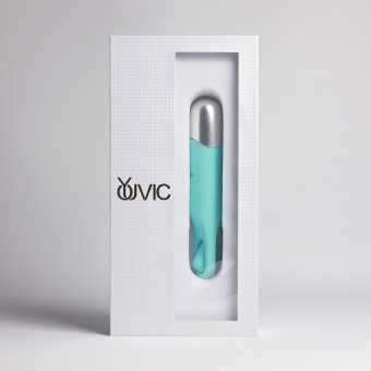 Вибропуля-щёточка с ротацией Youvic бирюзовая