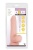 Телесный фаллоимитатор-реалистик Dual Density Dildo - 20 см.
