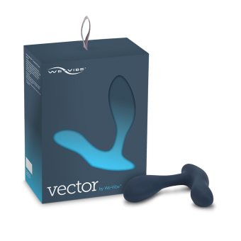 Серый стимулятор простаты We-Vibe Vector