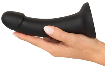 Черный женский страпон Strap-on Set: трусики и насадка