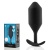 Утяжеленная анальная пробка для ношения b-Vibe Snug Plug 5 большая чёрная