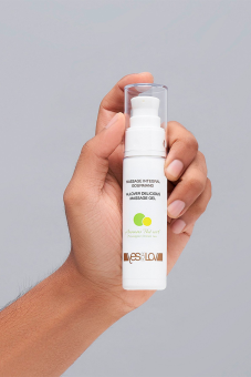 Лубрикант 3 в 1 YESforLOV Allover Delicious Massage Gel Ананас и зелёный чай - 50 мл