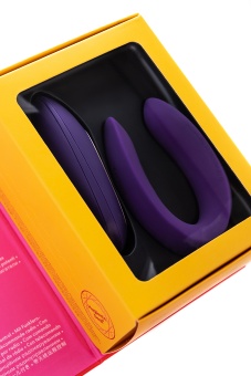 Вибратор для пар с пультом управления Satisfyer Partner Toy Plus Remote фиолетовый Вибратор для пар с пультом управления Satisfyer Partner Toy Plus Remote фиолетовый