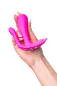 Вибратор с двумя кончиками Satisfyer Top Secret+ для ношения розовый