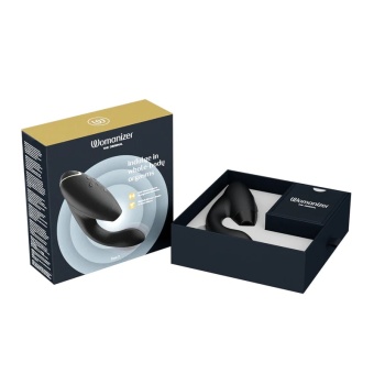 Вибратор с бесконтактной стимуляцией клитора Womanizer DUO 2 чёрный