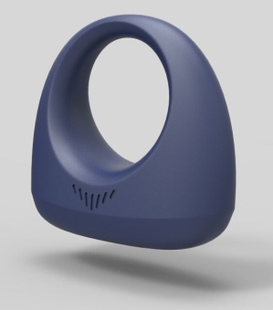 Синее эрекционное кольцо Magic Motion Dante с управлением со смартфона