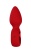 Красная анальная вибропробка Ida - 11,5 см. Красная анальная вибропробка Ida - 11,5 см.