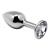 Анальная пробка Alive Mini Metal Butt Plug S с прозрачным кристаллом Анальная пробка Alive Mini Metal Butt Plug S с прозрачным кристаллом