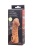 Телесная закрытая насадка с венками Cock Sleeve 006 Size L - 17,6 см Телесная закрытая насадка с венками Cock Sleeve 006 Size L - 17,6 см