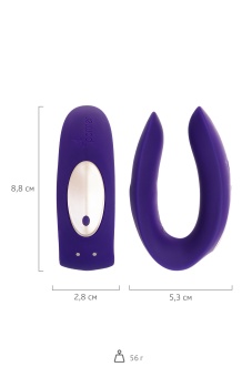 Вибратор для пар с пультом управления Satisfyer Partner Toy Plus Remote фиолетовый Вибратор для пар с пультом управления Satisfyer Partner Toy Plus Remote фиолетовый