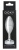 Серебристая анальная втулка Doxy Smooth Butt Plug - 10,5 см.