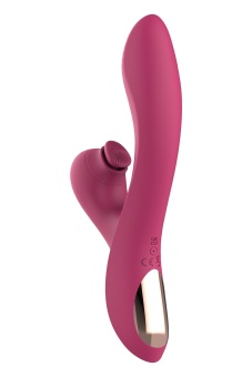 Розовый вибратор-кролик Dual G-Spot Vibe - 22,5 см.