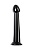 Черный фаллоимитатор Jelly Dildo M - 18 см.