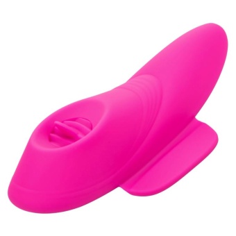 Стимулятор клитора с язычком и вибрацией Lock-N-Play Flicker Panty Teaser с пультом розовый