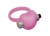 Розовое эрекционное виброкольцо Emotions Heartbeat Light pink