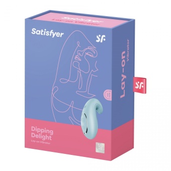 Клиторальный стимулятор Satisfyer Dipping Delight голубой