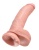 Фаллоимитатор на присоске с мошонкой King Cock with Balls 23 см телесный