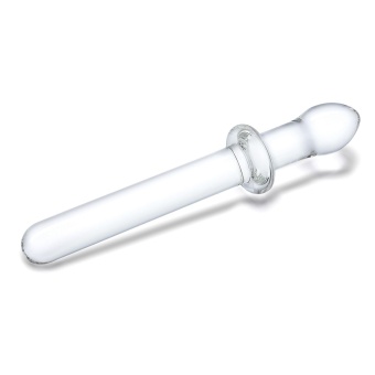 Прямой двусторонний стеклянный фаллоимитатор Glas Classic Handblown